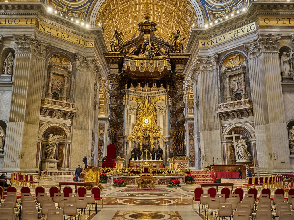 St. Peter's Basilica interior, Vatican